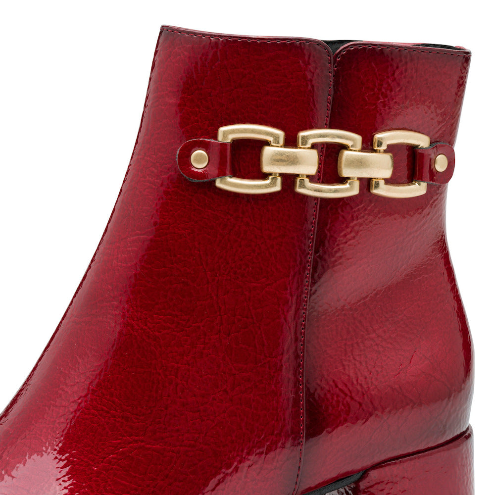 Marco Tozzi 2-25352-45 566 Dk.Red Pat. Boots
