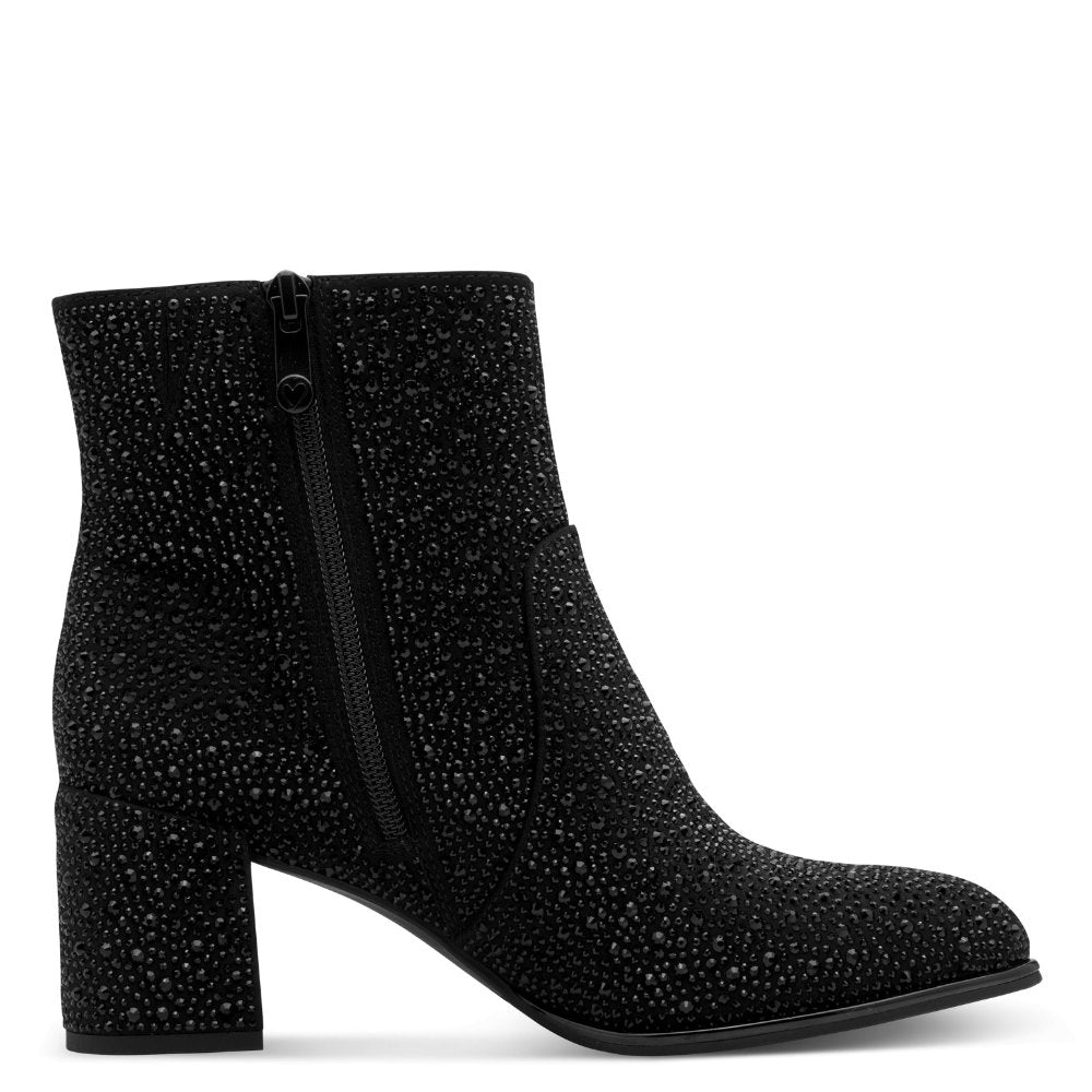 Marco Tozzi 2-25398-45 001 Black Sparkle Boots
