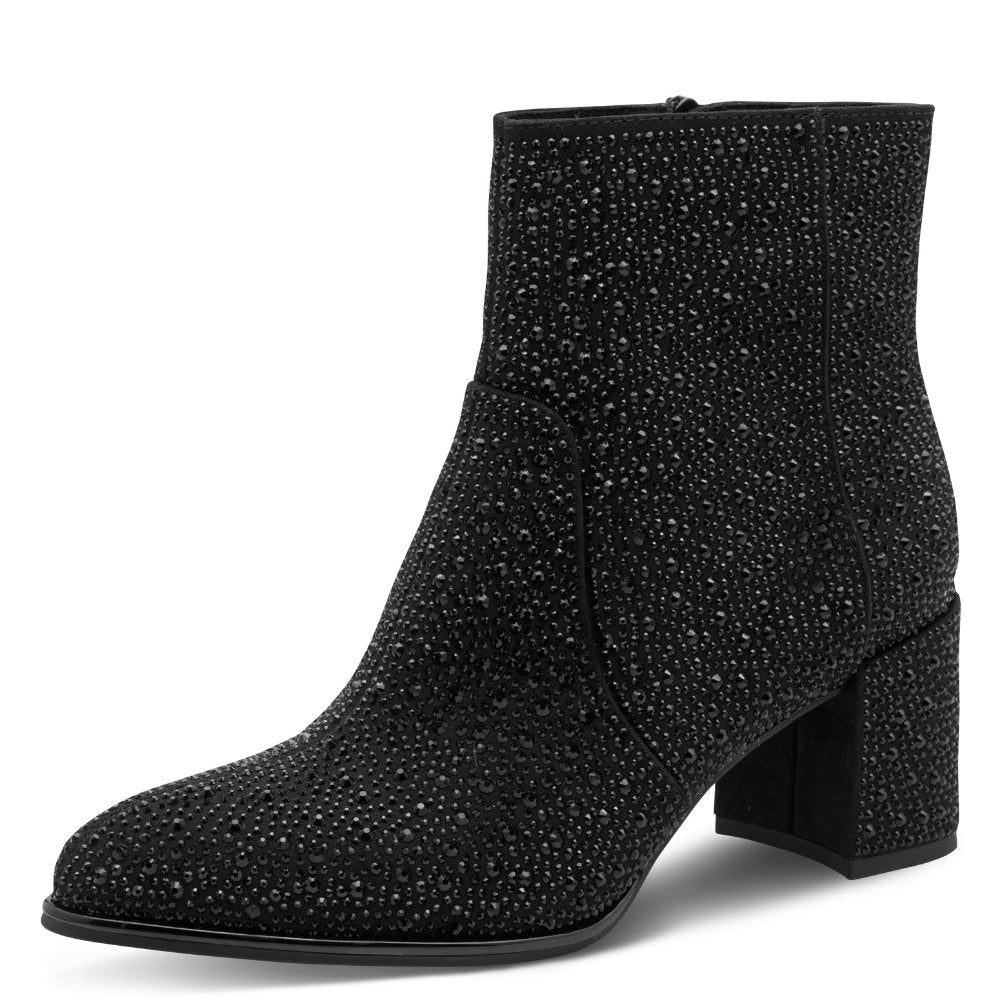 Marco Tozzi 2-25398-45 001 Black Sparkle Boots