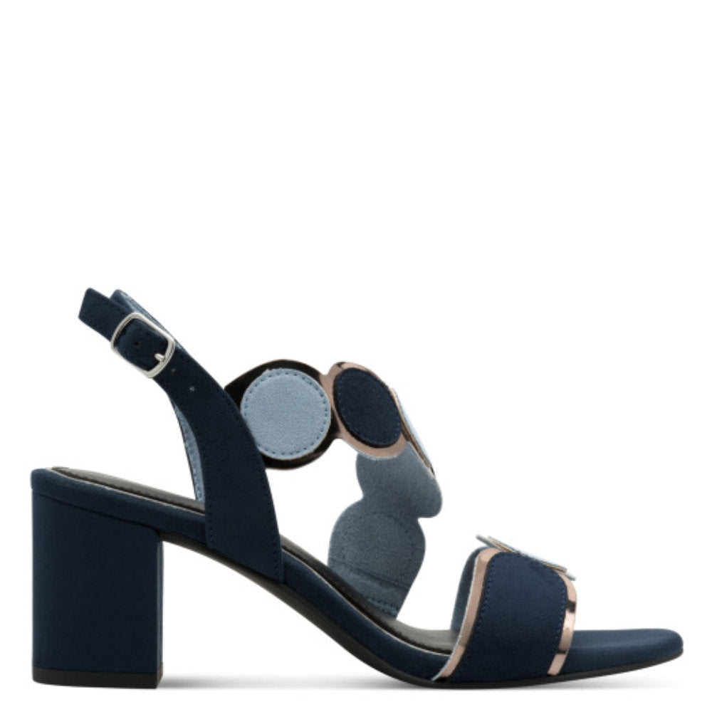 Marco Tozzi 2-28347-42 890 Navy Comb Sandals