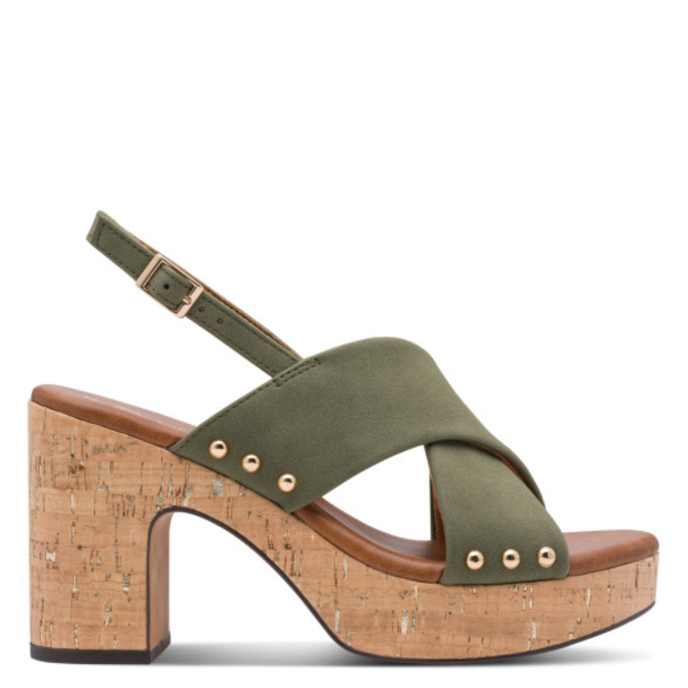 Marco Tozzi 2-28366-46 722 Olive Sandals