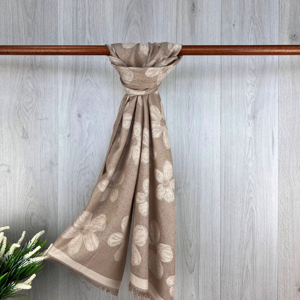 Reevo S6277 Beige Winter Scarf