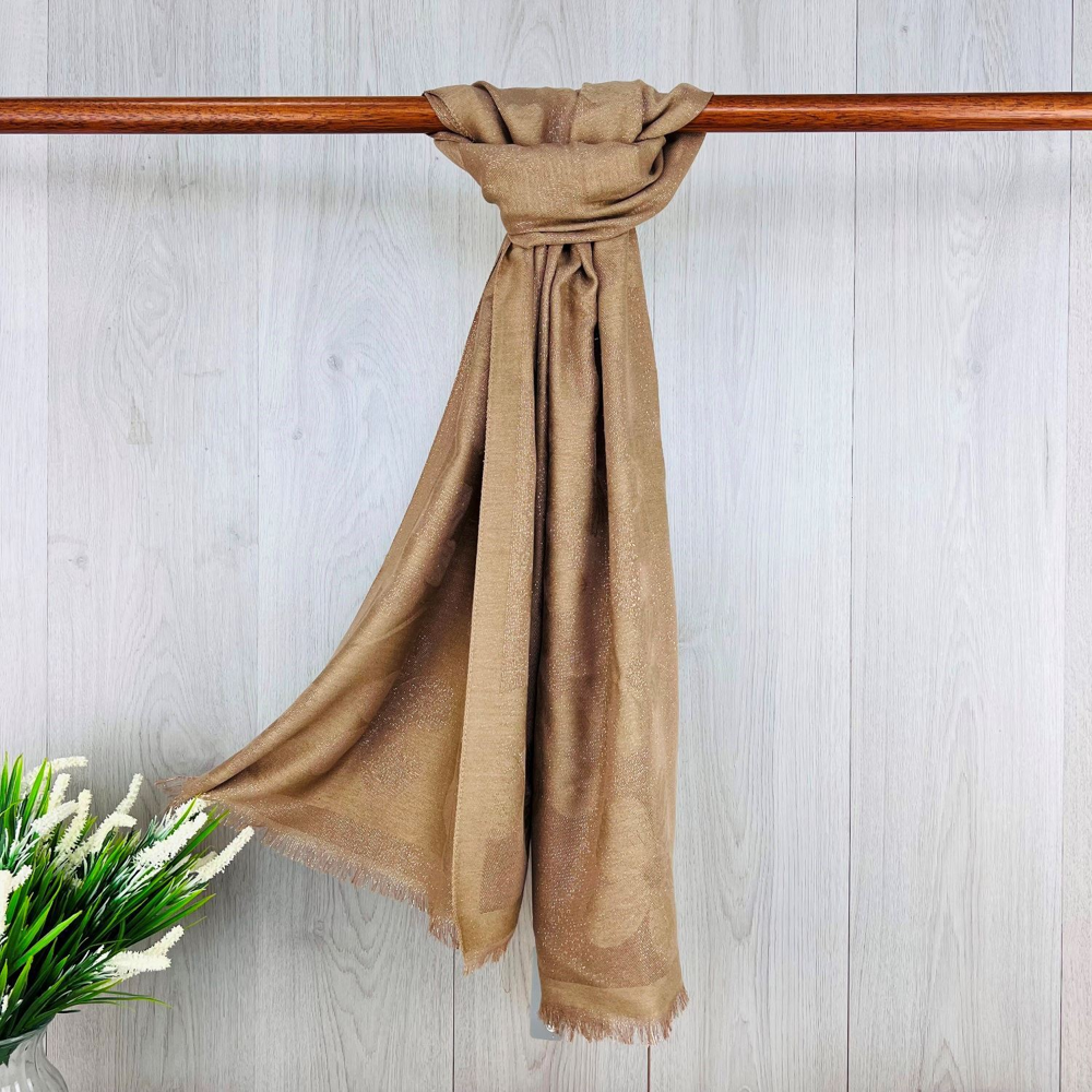 Reevo S6277 Camel Winter Scarf