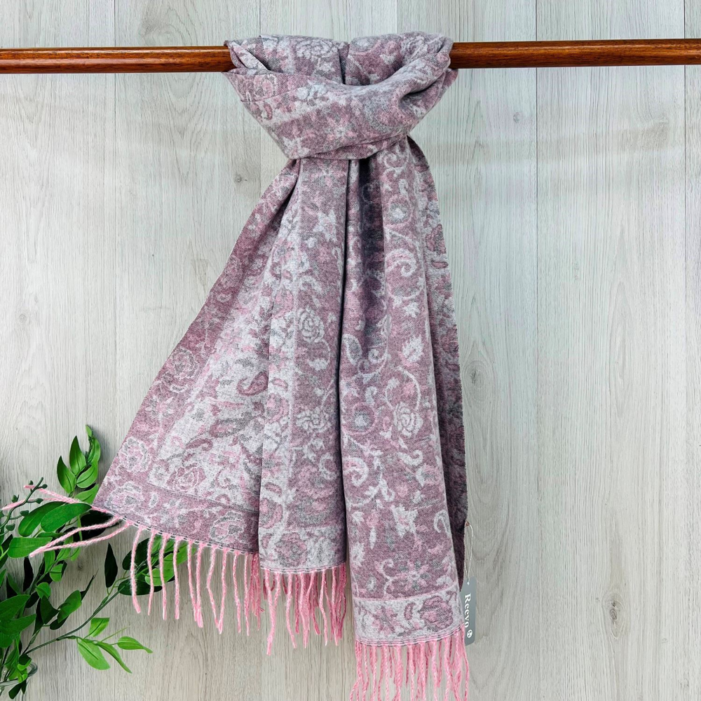 Reevo S6341 2 Pink Winter Scarf