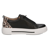 Caprice 9-23709-44 019 Black Comb Lace-Up Trainers