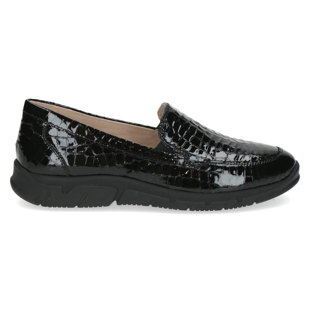 Caprice 9-24651-43 014 Black Croco Shoes