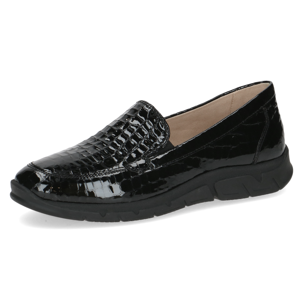 Caprice 9-24651-43 014 Black Croco Shoes