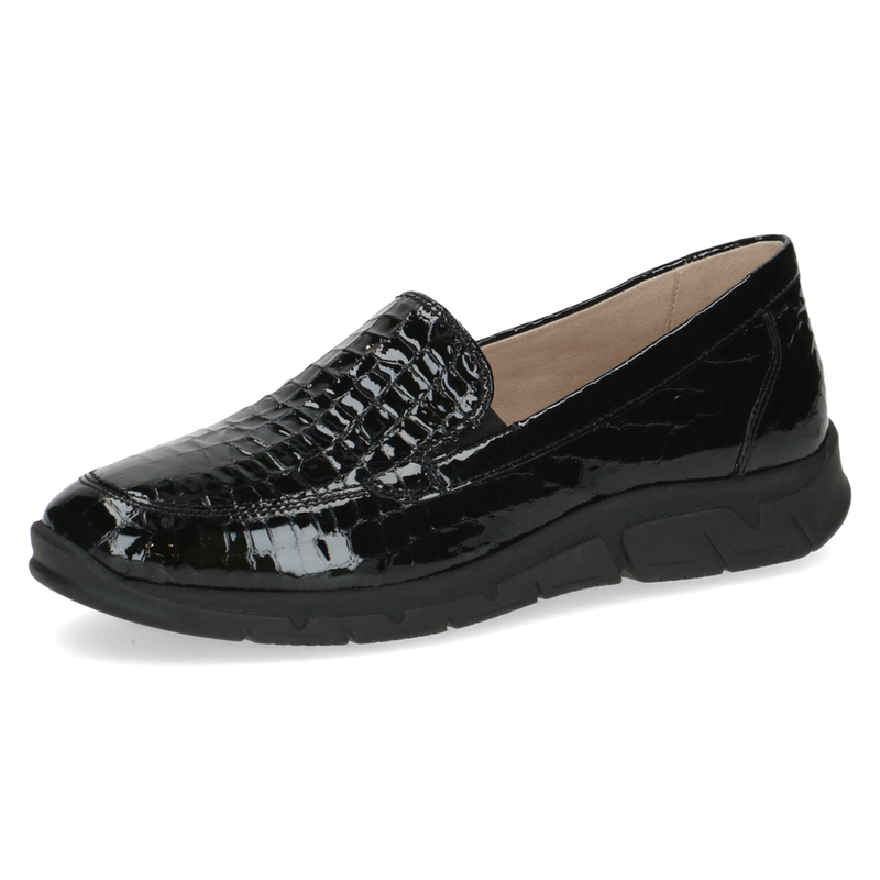Caprice 9-24651-43 014 Black Croco Shoes