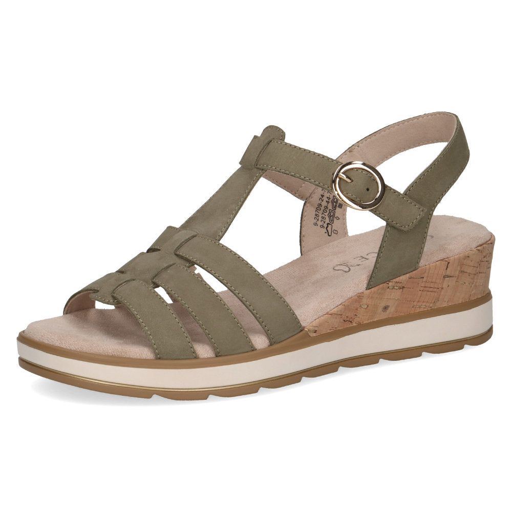 Caprice 9-28709-44 724 Olive Nubuc Sandals