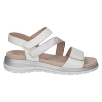 Caprice 9-28716-44 197 White Comb Sandals