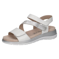 Caprice 9-28716-44 197 White Comb Sandals