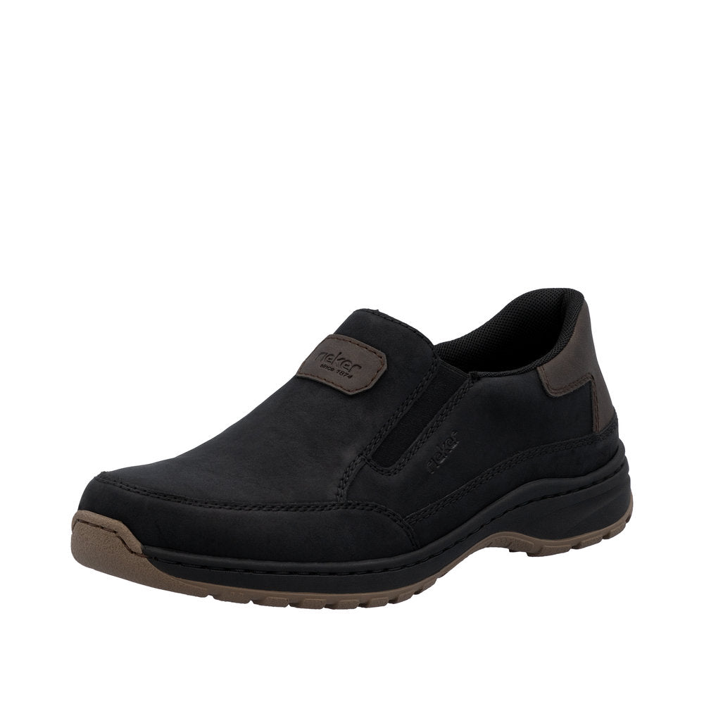 Rieker 03365-00 Black/Moro Shoes