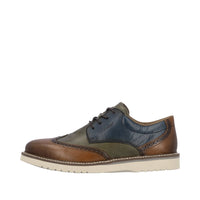 Rieker 04504-90 Muskat/Forest/Royal Blue Shoes