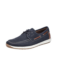 Rieker 08816-14 Guido Navy Shoes