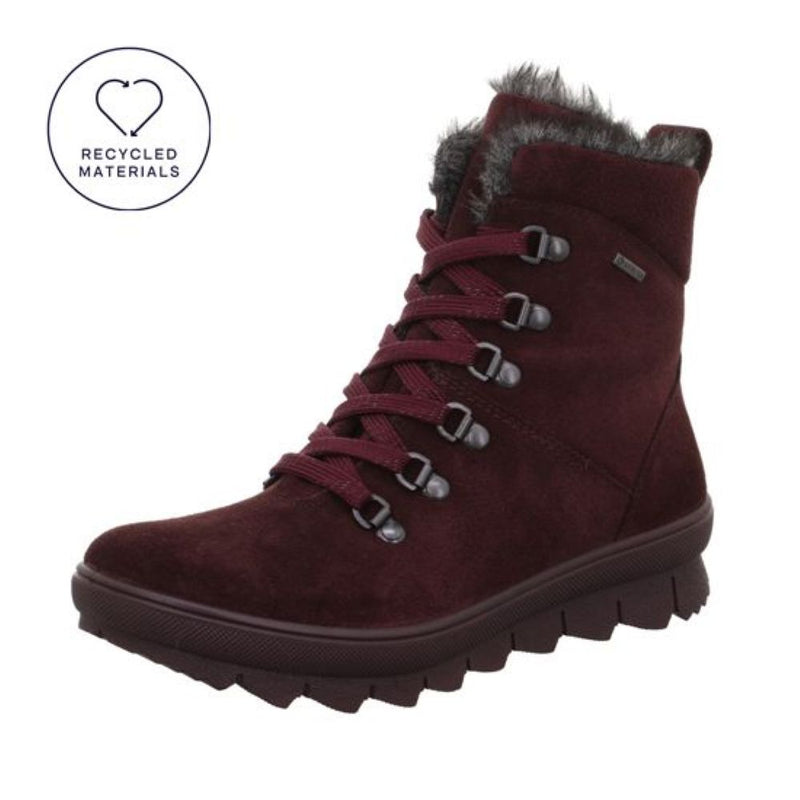 Legero Novara 2-000530-5940 Red Boots With Warm Lining