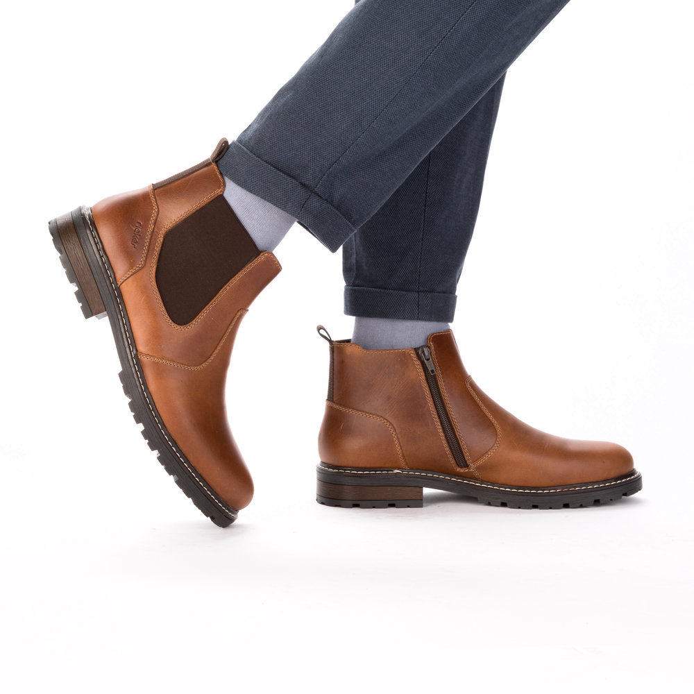 Rieker 32052-24 Ricardo Brown Boots