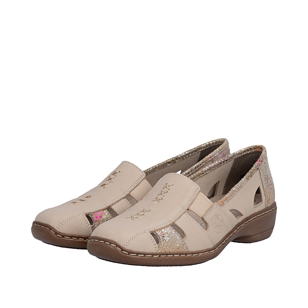Rieker 41385-63 Doris Beige Shoes