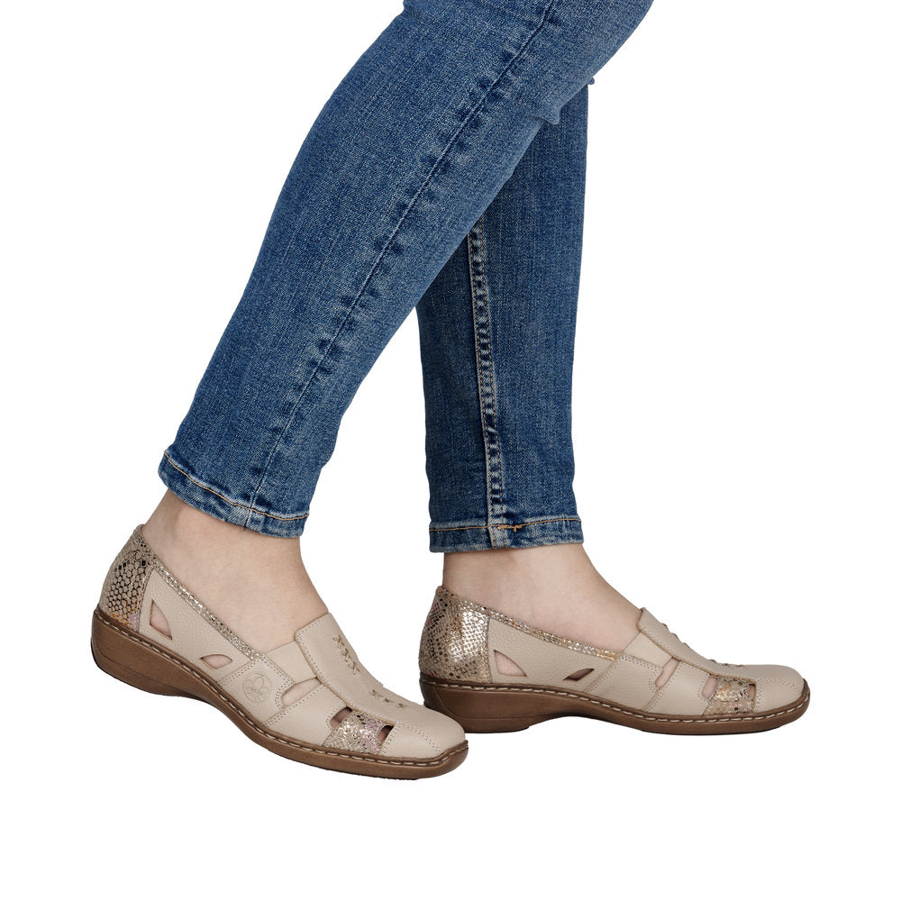 Rieker 41385-63 Doris Beige Shoes