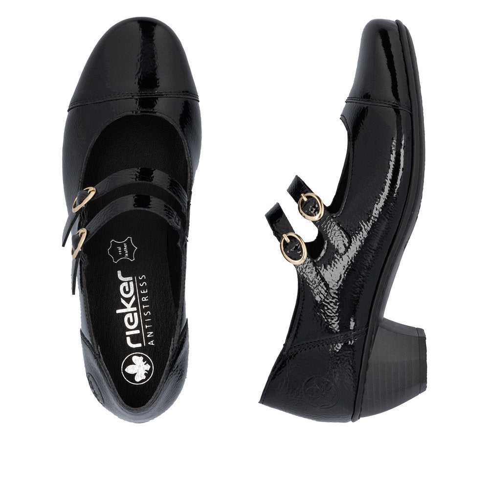 Rieker 41758-00 Black Shoes