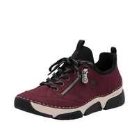 Rieker 45973-36 Bordeaux/Schwarz Shoes