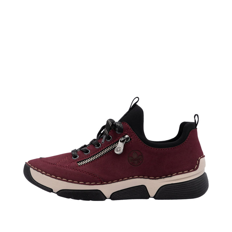Rieker 45973-36 Bordeaux/Schwarz Shoes