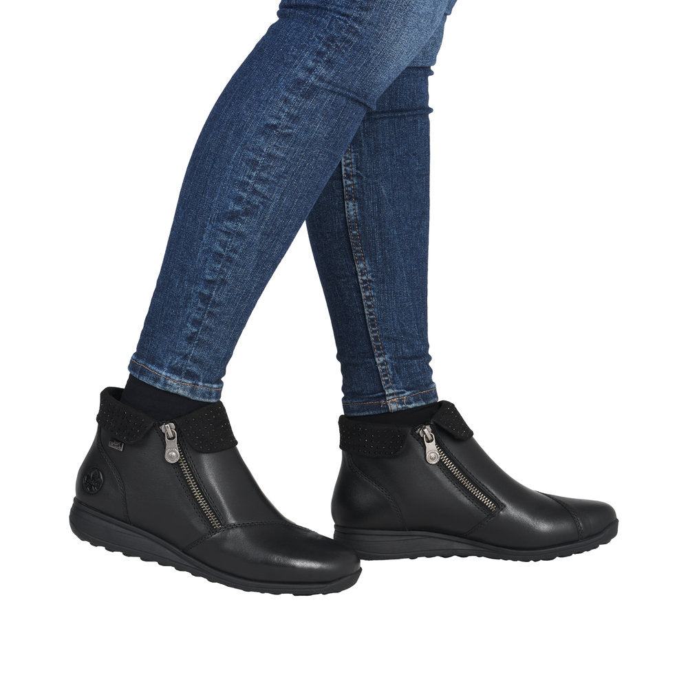 Rieker 47252-00 Schwarz/Schwarz Boots