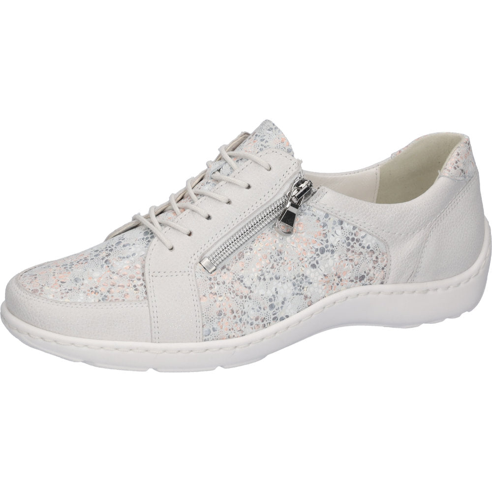 Waldlaufer 496042-338-363 Henni White Casual Shoes - Wide