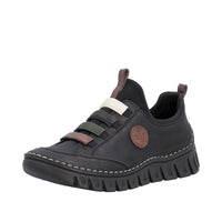 Rieker 57550-00 Angela Black Shoes