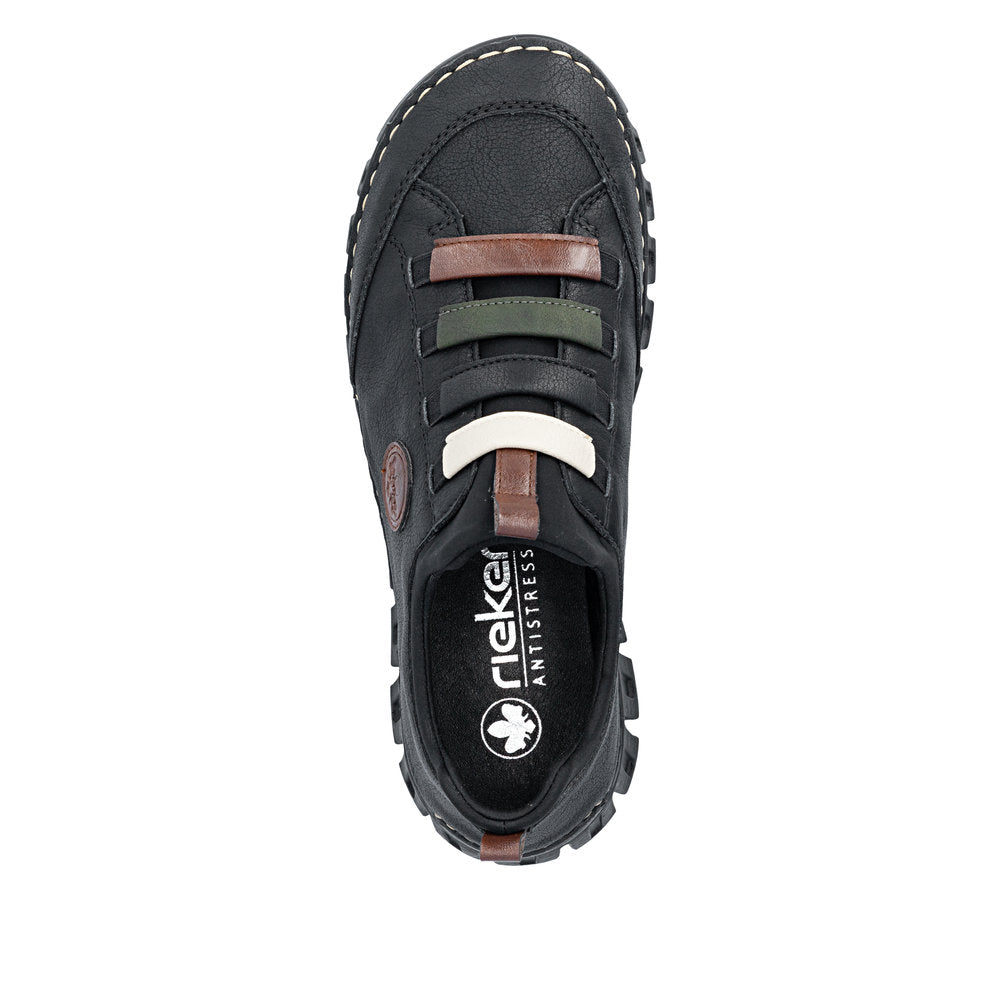 Rieker 57550-00 Angela Black Shoes