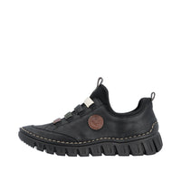 Rieker 57550-00 Angela Black Shoes
