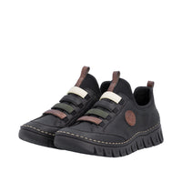 Rieker 57550-00 Angela Black Shoes