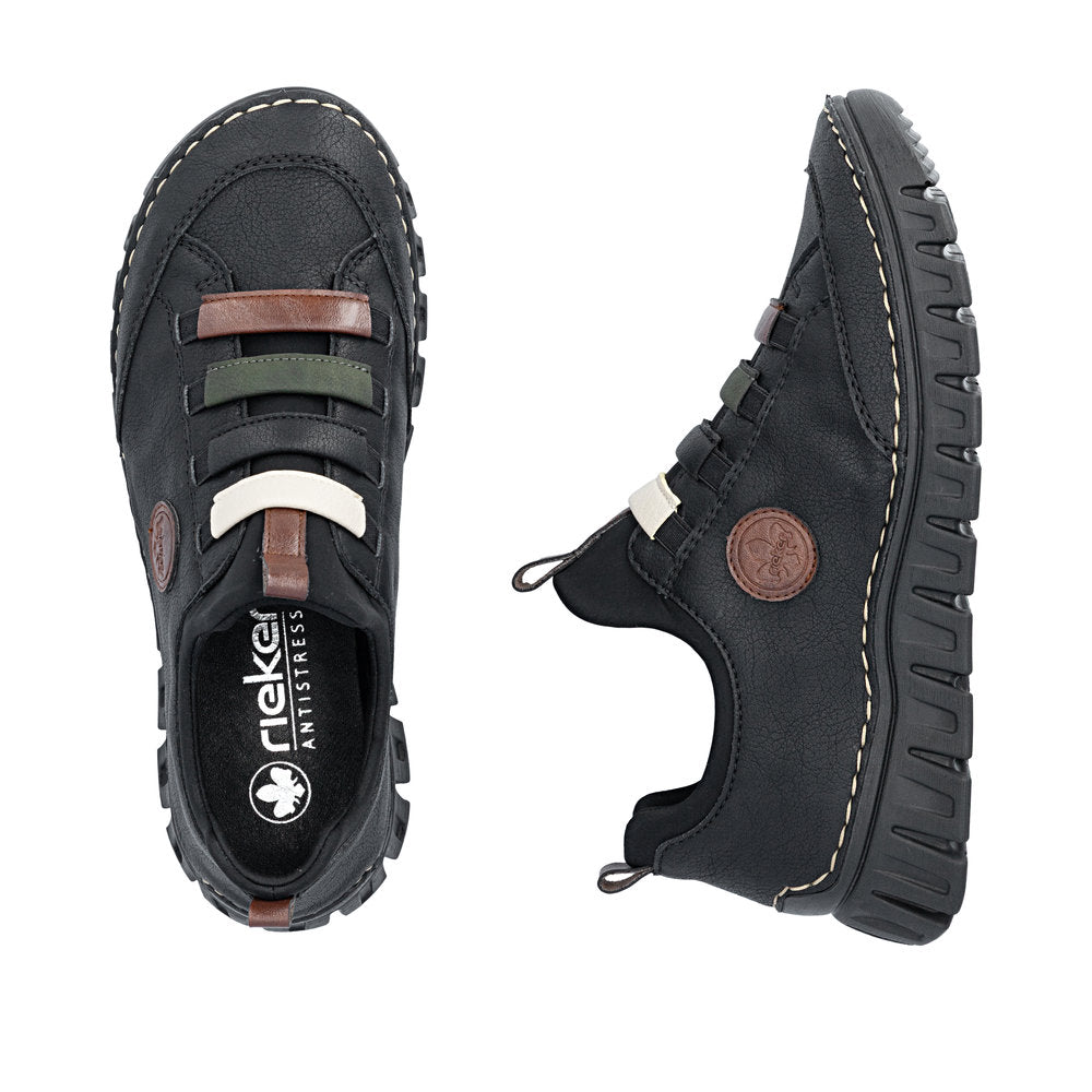 Rieker 57550-00 Angela Black Shoes