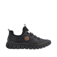 Rieker 57550-00 Angela Black Shoes