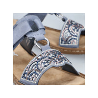 Rieker 608K2-12 Regina Blue Mules