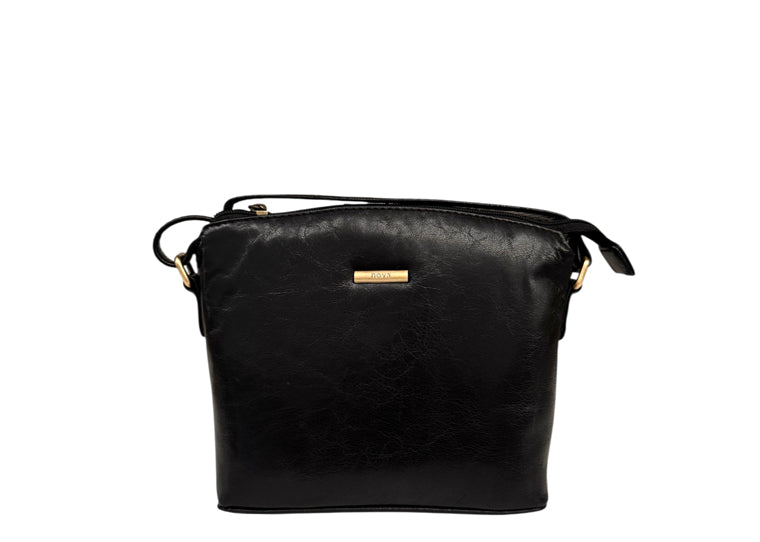 Nova Leathers Small Dome Black  (6133)