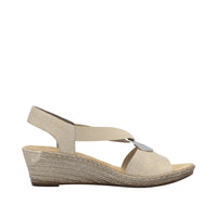 Rieker 624H6-93 Fanni Beige Sandals