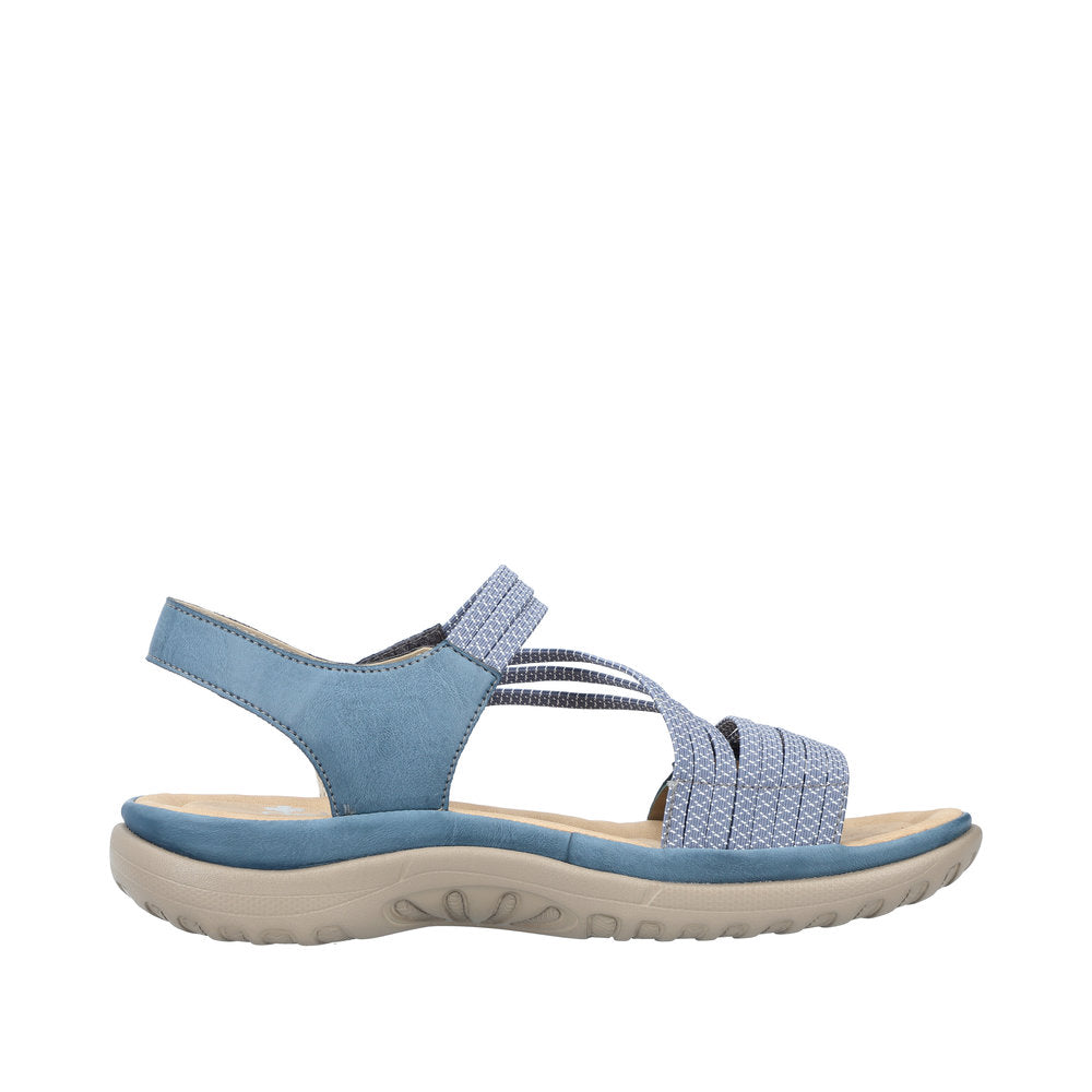 Rieker 64870-14 Franja Blue Sandals