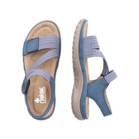 Rieker 64870-14 Franja Blue Sandals