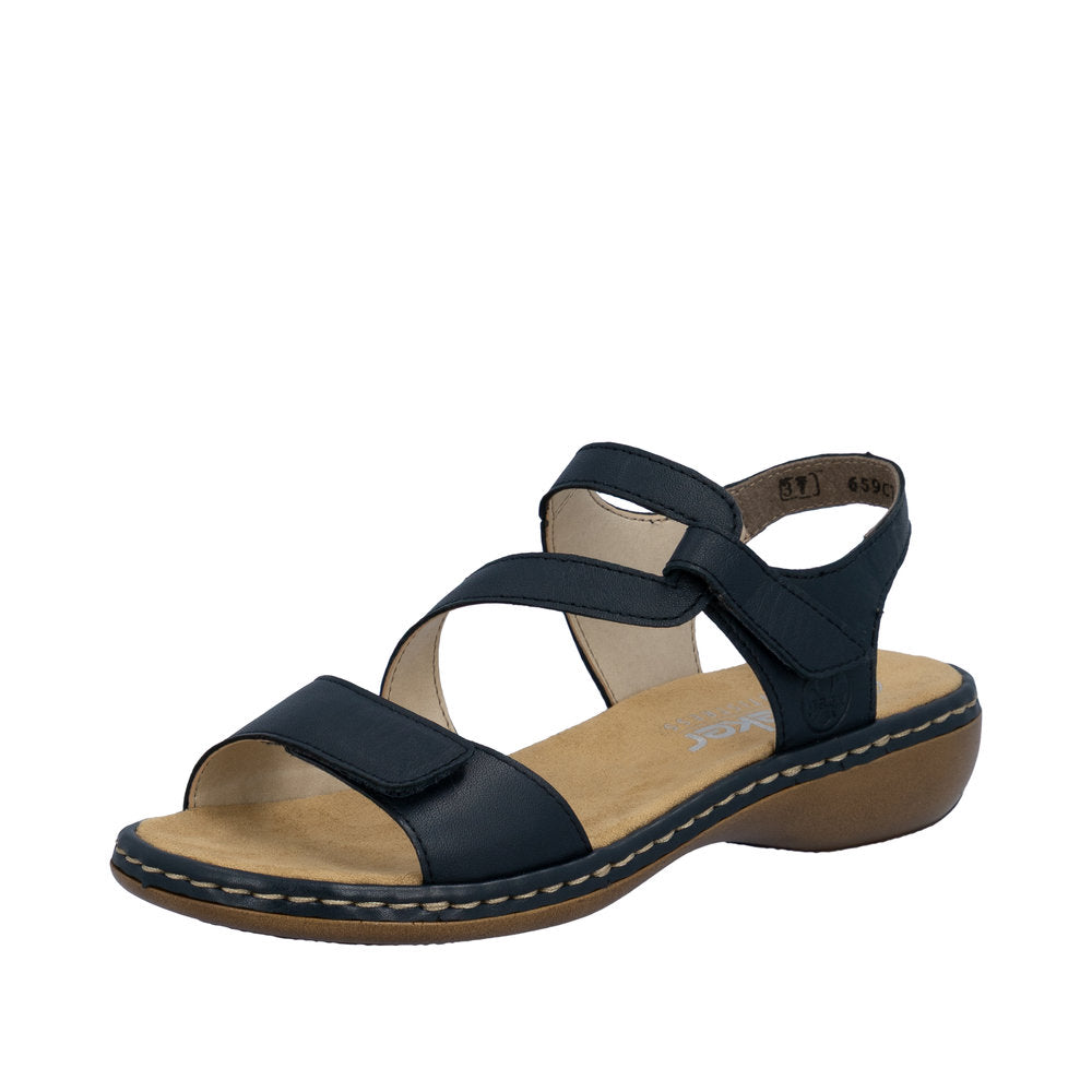 Rieker 659C7-16 Regina Navy Sandals