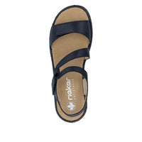 Rieker 659C7-16 Regina Navy Sandals