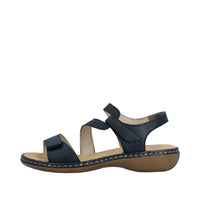 Rieker 659C7-16 Regina Navy Sandals