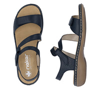 Rieker 659C7-16 Regina Navy Sandals