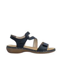 Rieker 659C7-16 Regina Navy Sandals