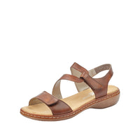 Rieker 659C7-24 Regina Brown Sandals