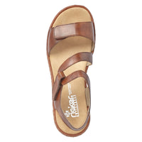 Rieker 659C7-24 Regina Brown Sandals
