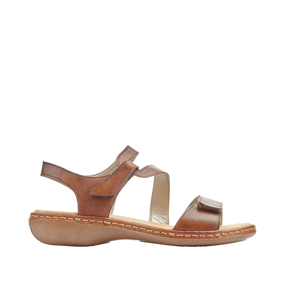 Rieker 659C7-24 Regina Brown Sandals