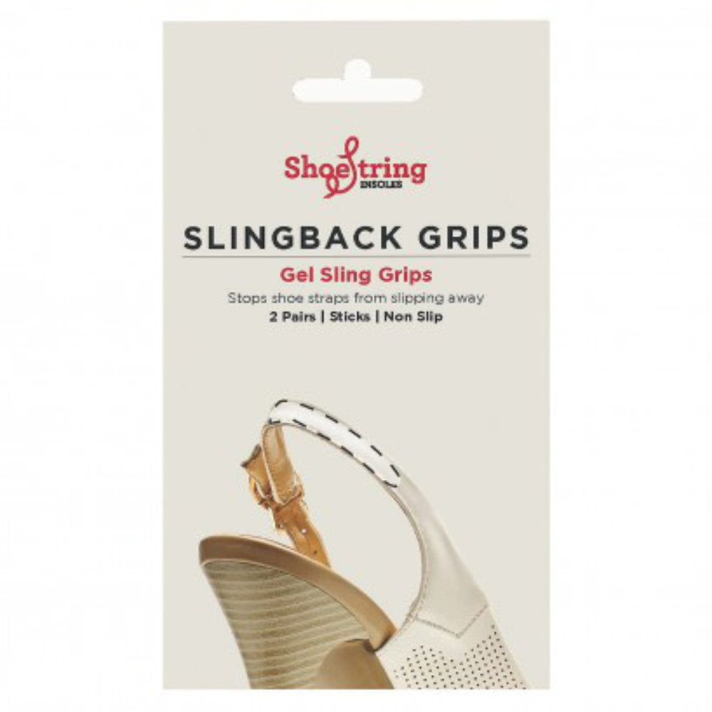 Shoe String Sling Back Gel Grip