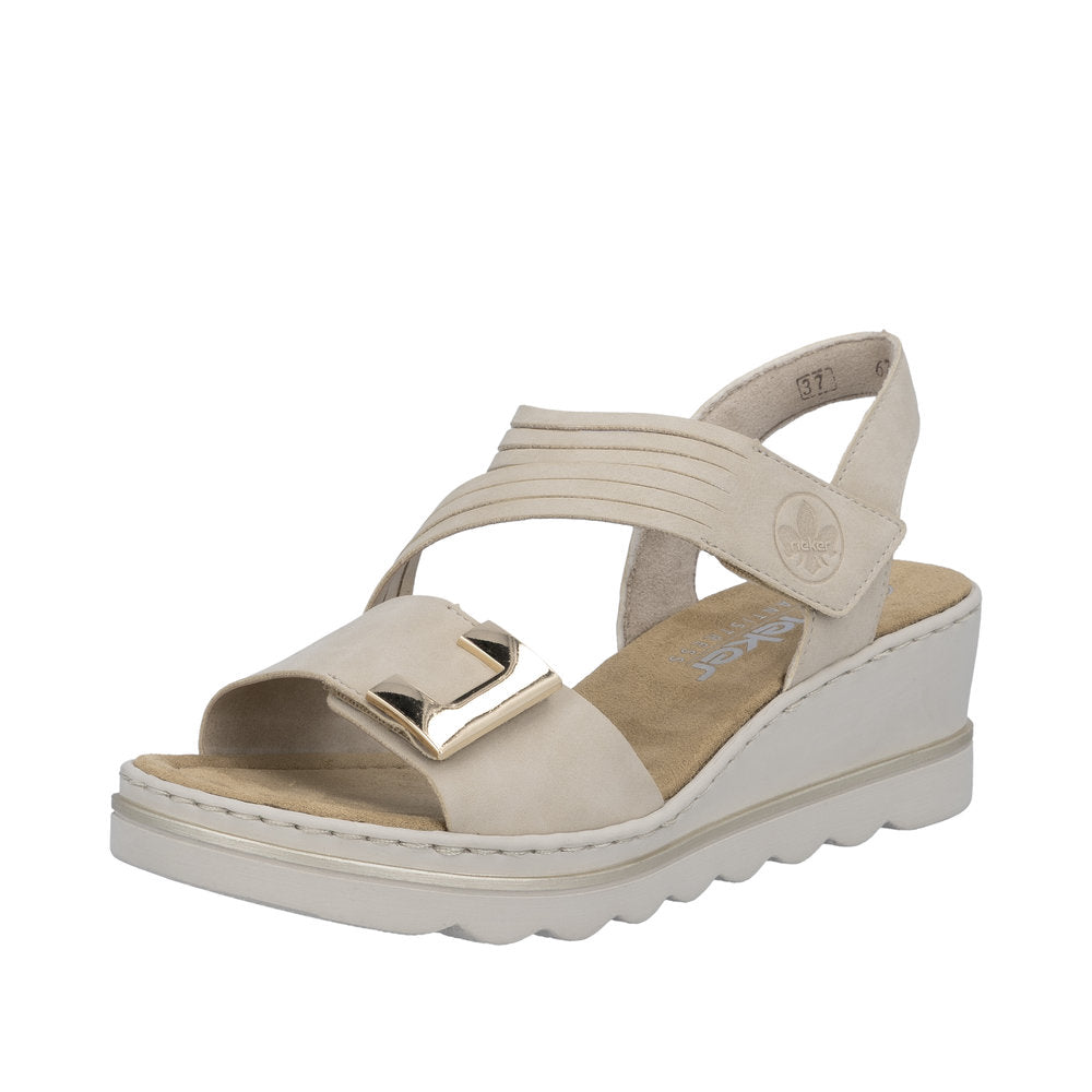 Rieker 67410-62 Rose Beige Sandals