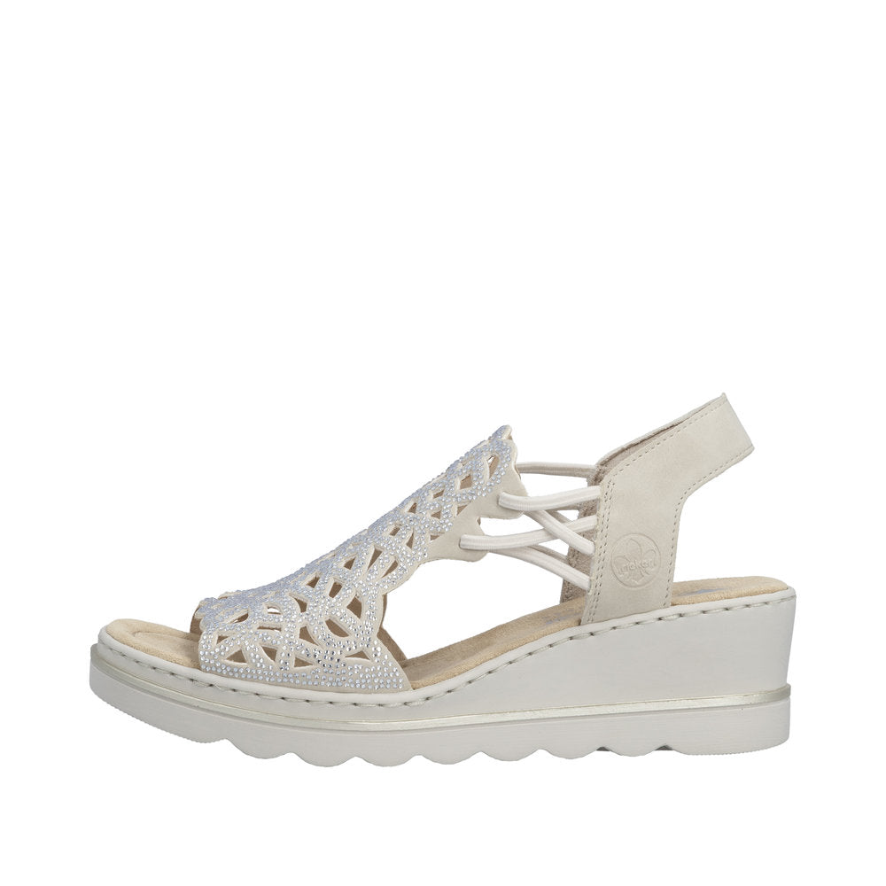 Rieker 67465-62 Rose Beige Sandals