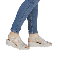 Rieker 67465-62 Rose Beige Sandals